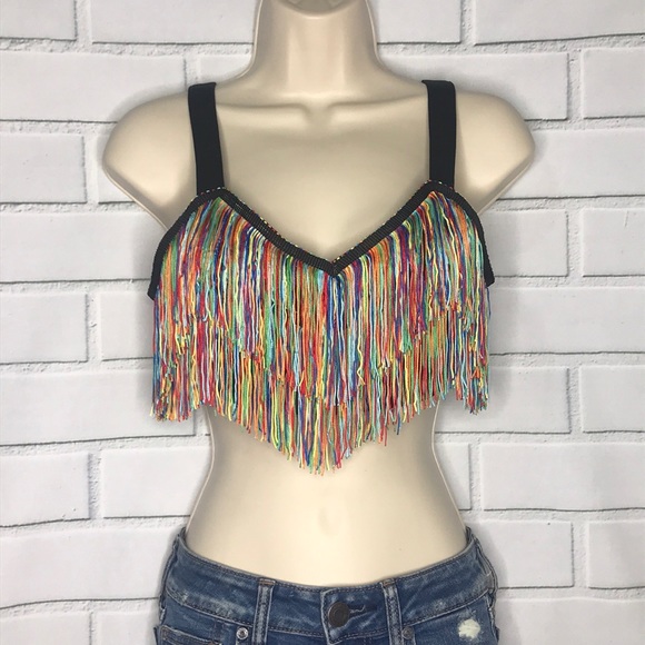 Forever 21 Tops - Fringe crop